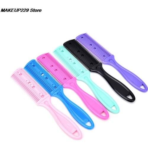 1Pc Double Sides Hair Razor Comb Cutter Cutting Thinning Shaper Haircut Grooming Men Women