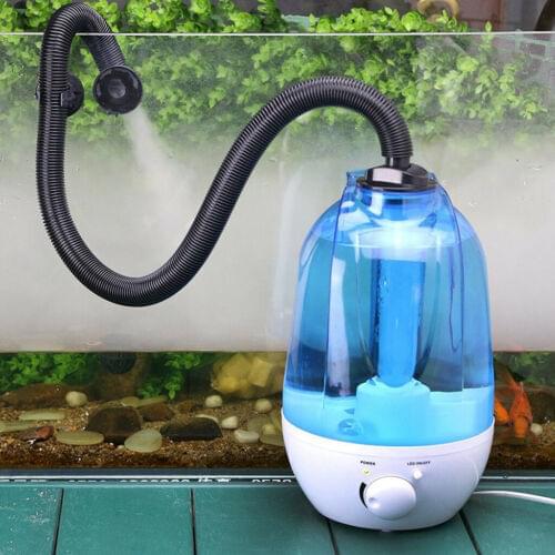 4L Amphibians & Reptile Lizard Fogger Terrariums Humidifier Fog Machine Mute Vaporizer High Volume Fog 100-240V