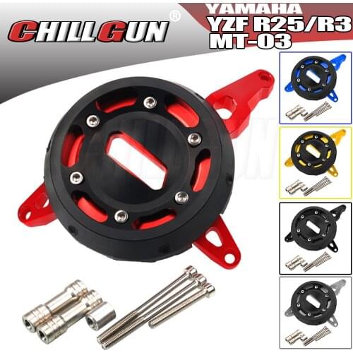 Motorcycle Accessories Righ Side Engine Plug Stator Guard Cover Slider For YAMAHA YZF R3 R25 MT03 YZF-R25 YZF-R3 MT-03 2014-2020