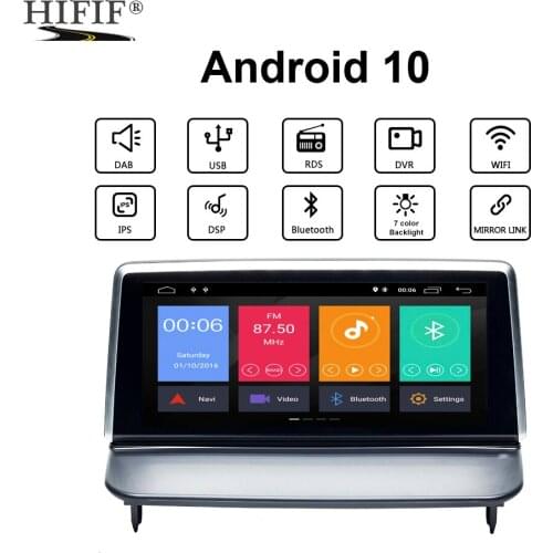 Android 10.0 Car Multimedia Player Auto Radio GPS Navigation For VOLVO C40 S40 C30 C70 2006-2012 Steering Wheel Control IPS