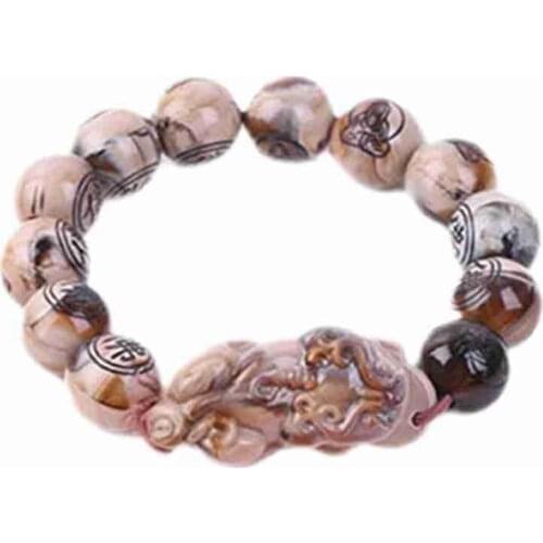 Pixiu Bracelets Nature Feng Shui Bracelets Wealth And Good Luck Bracelet Jewelry Couple Energy Bracelet Bring Lucky