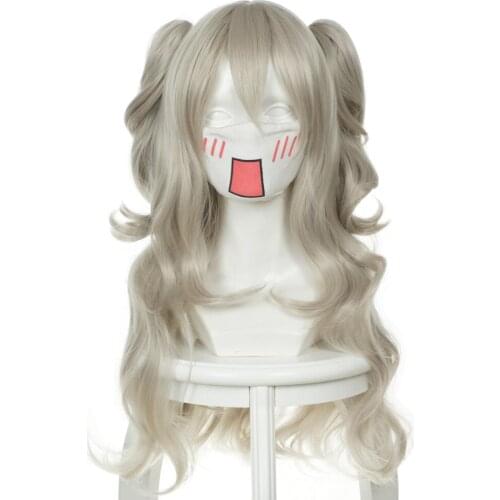 Brdwn Charlotte Hoshinoumi Academy Tomori Nao 70cm+40cm/27.6"+15.7" Double Ponytail Waves Cosplay Hairwear