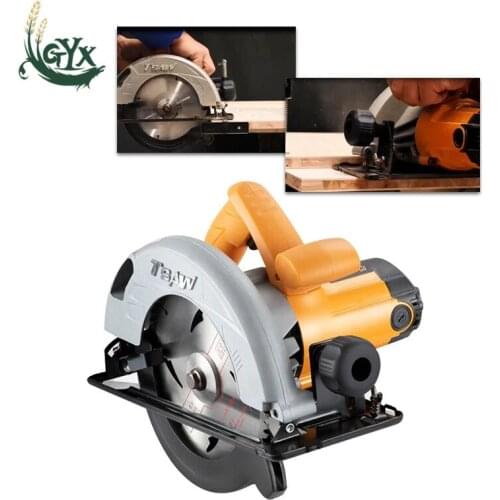 Household Aluminum Body Electric Circular Saw Portable Woodworking Electric Table Saw Machine 7 Inch Flip Power Disk Saws