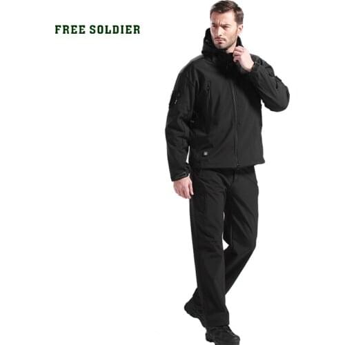 FREE SOLDIER outdoor camping hiking jackets Sets hunting tactical Clothing Sets instant waterproof mens jacket and pant