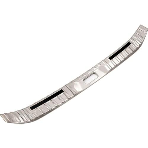 Chrome Tailgate Rear Bumper Protector Plate Guard Cover Trim Fit For Nissan Altima 2019 2020 2021 Stainless Steel Accessories