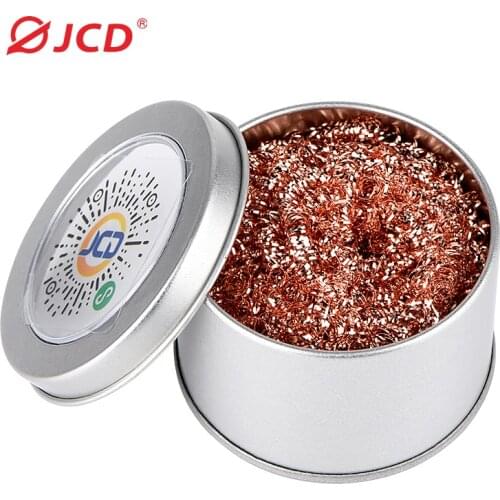 JCD Soldering iron tip Cleaning Ball cleaning mesh filter welding solder nozzle cleaner copper wire ball clean ball dross box