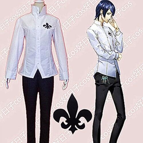 Hot Game Persona 5 Cosplay Yusuke Kitagawa Costume Halloween School Uniform Daily Unisex Costume Top+Pants