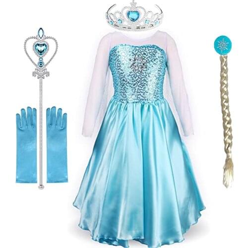 Summer Princess dress 2021 Girl Clothing Kids Childrens Costumes Birthday Party Hair Accessory Set Disfraz Carnaval Vestido