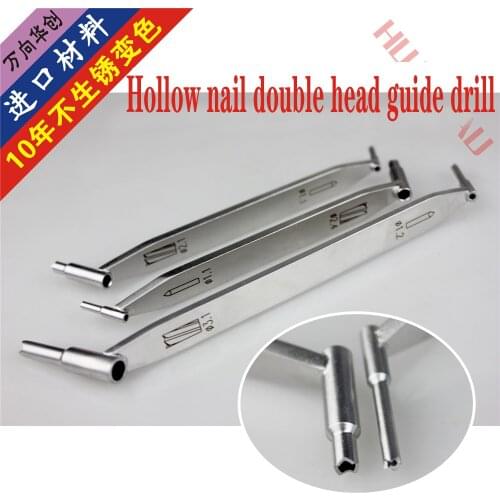 Orthopaedic instruments medical headless pressurized double headed screw hollow nail double headed drill guide needle hollow dri