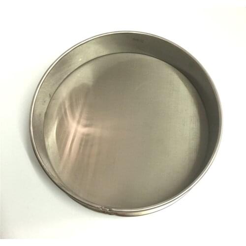 Sample Test Sieve Soybean Rice Grain Sesame Flour Sieve 304 Stainless Steel Frame & Filter Mesh Diam. 30 cm 0.025 mm / 600 Mesh