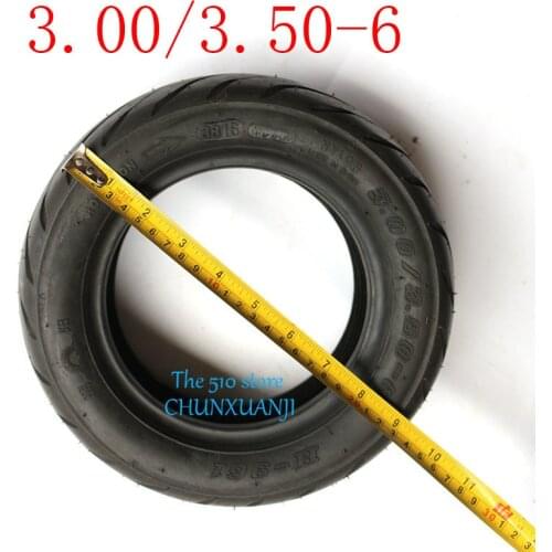 Free shipping Tubeless 3.00/3.50-6 Vacuum tyres for Electric Scooter Balanced Scooter suitable for all goods