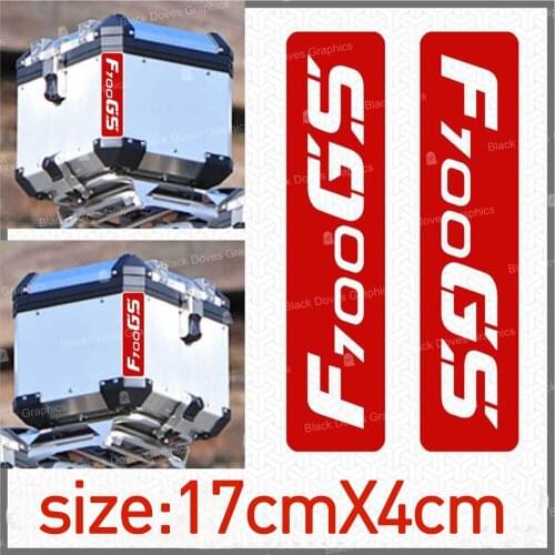 2pcs Refracting Stripes Compatible Top Case BMW F 700 GS F700 Laser Motorcycle Stickers