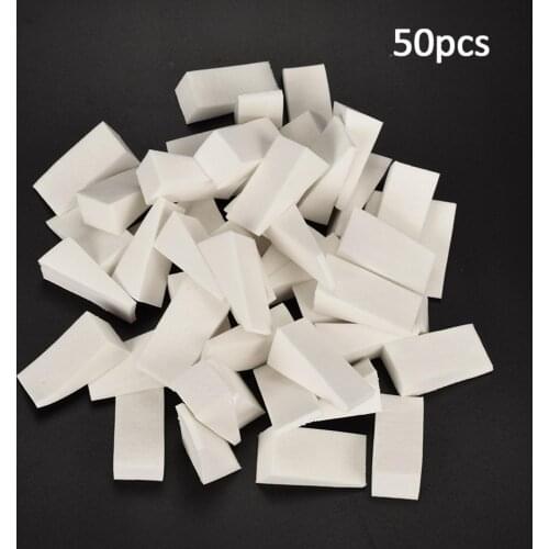 50Pcs Disposable Soft Sponge Nail Stampers Gradient Coloring Manicure Tools