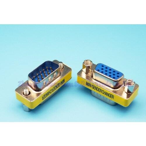 VGA Adapter DB15 15Pin to 15Pin VGA Male to Female Connector Display interface converter head