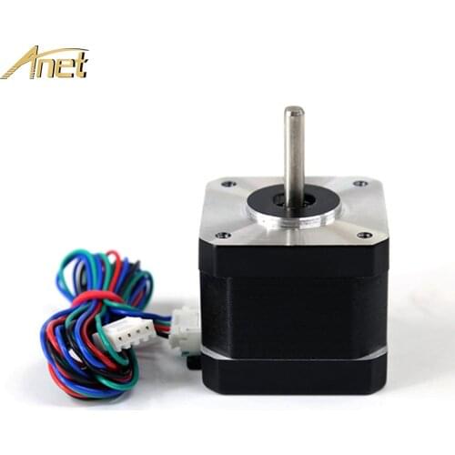 Anet 3D Printer Parts Hybrid stepping motor 42 stepper+Lead Cable 2.8V 0.4N.W 4.7W Motor Drive Control 2 Phase for 3d printer