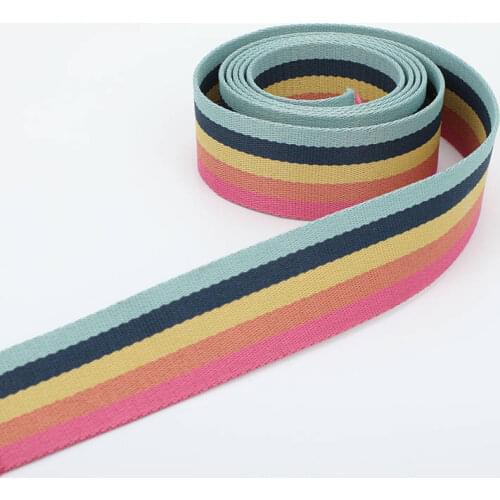 Cusack 1 meter 3.8 cm Webbing Lace Trim Polyester Ribbon for Garment Bags Home Textile DIY Crafts Sash Belt Fixed Shoulder Strap