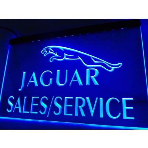 LG151- Jaguar LED Neon Light Sign hang sign home decor crafts