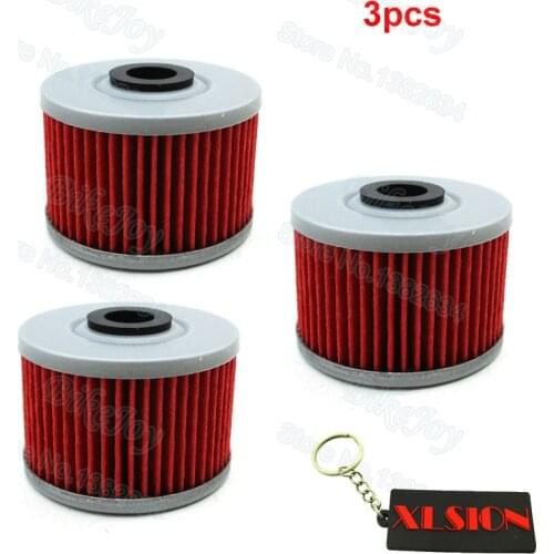 3ps/pack Oil Filter For Oil Filter For Honda XR500 XR350 XR250 Kawasaki KLX140 KLX125 KLX250 KLX300