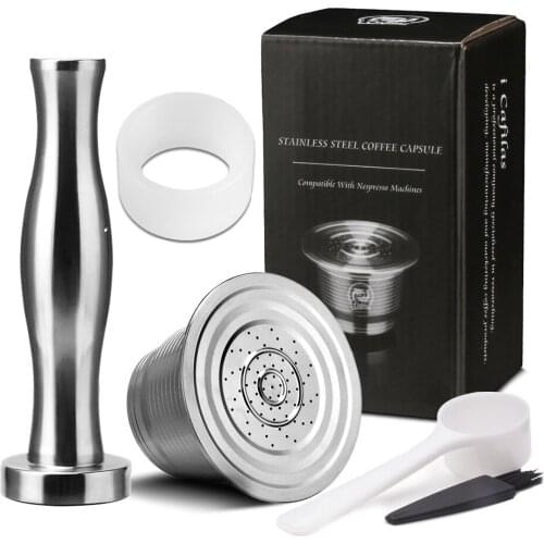Stainless Steel Refillable Reusable Coffee Capsule Cafeteira Filter for K Fee &Tchibo Cafissimo Cream Maker