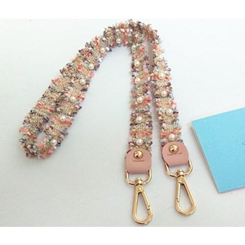 Fashion Luxury Pearl Bag Strap Accessory Bag With Shoulder Messenger Bag Strap Replacement Shoulder Strap O Bag Handles Accessor
