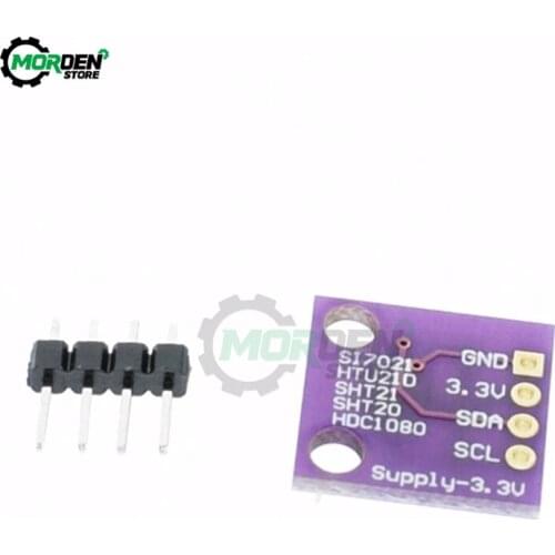 HDC1080 Module Low Power Temperature Sensor GY-213V-HDC1080 High Accuracy Digital Humidity Sensor with Temperature Sensor
