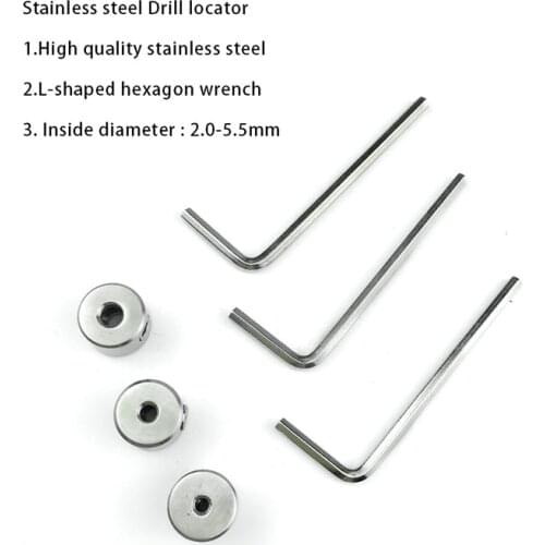Stainless Steel Woodworking Drill Stopper Collars Ring Positioning Stop Ring Drilling Depth Controller