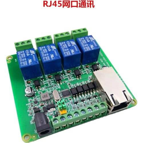 New Modbusrtu 4-Way Communication Relay Output 4 Switch Input Ethernet RJ45-RS485