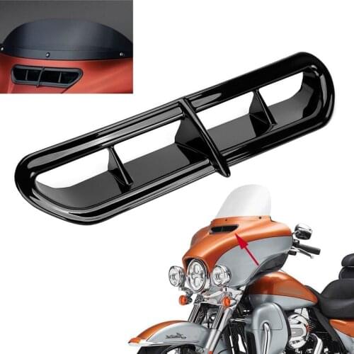 Motorcycle Front Outer Fairing Vent Accent Trim For Harley Touring & Trike Street Glide FLHX Ultra Classic Limited 2014–2020