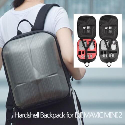 Hardshell Backpack for DJI MAVIC MINI 2 Drone Waterproof Shockproof Carrying Bag Storage Bag Case Double Shoulder Bag Accessory