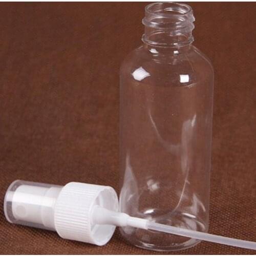 5ml Essential oil Empty Spray Bottle Refillable Travel Transparent Plastic Perfume Atomizer Storage Bottle Jars 5ml-200ml
