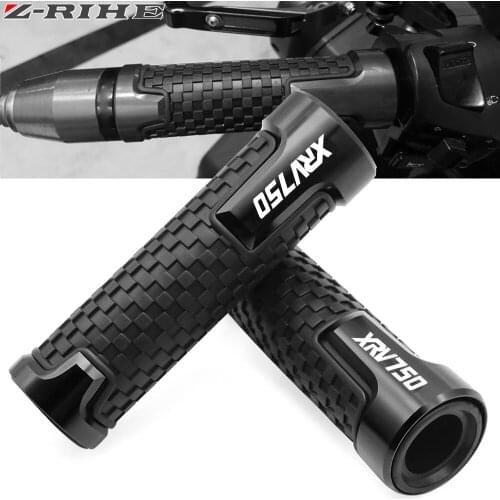 Motorcycle handlebar grips handle bar CNC Aluminum Rubber For Honda XRV750 XRV 750 Africa Twin 1990 - 2003 1991 1992 1993 1994