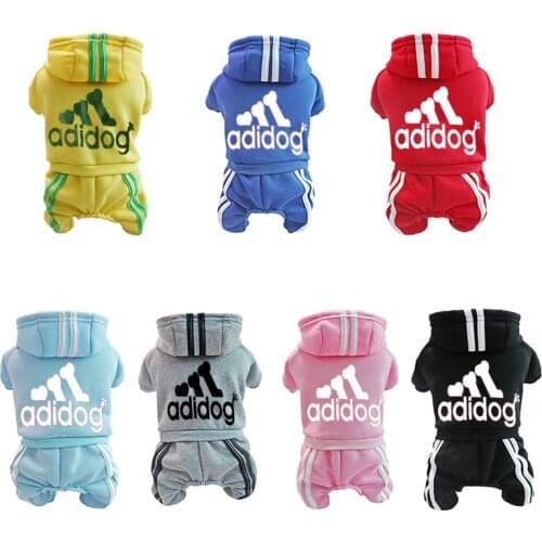 Pet Products Dog Clothing Coat Jacket Hoodie Sweater Clothes For Dogs Yorkies Small Pet Dog Sports Clothes Overalls For Dogs