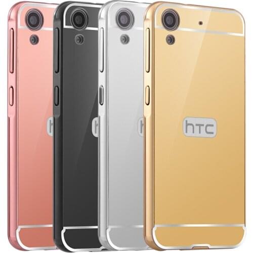 Ultra Light Metal Case With Aluminum Alloy Frame Mirror Back Cover For HTC Desire 530/Desire 630/Desire 628 Desire 650 Cover