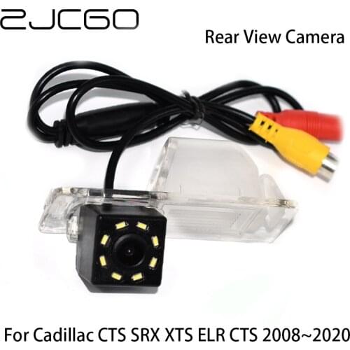 ZJCGO HD CCD Car Rear View Reverse Back Up Parking Night Vision Waterproof Camera for Cadillac CTS SRX XTS ELR CTS 2008~2020