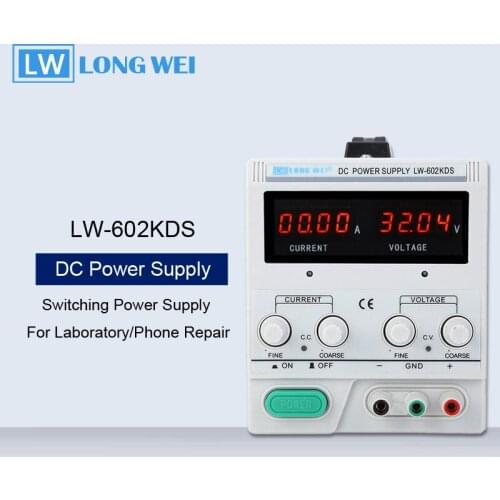 LW High Precision Adjustable DC Power Supply LED Display Voltage Current Tester Phone Repair Laboratory Switching Power Supply