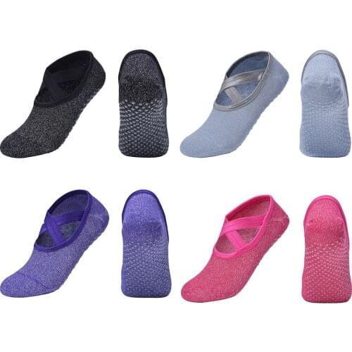 Women Pilates Barre Ballet Socks Yoga Dance Fitness Exercise Gym Massage Socks with Non-Slip Grip