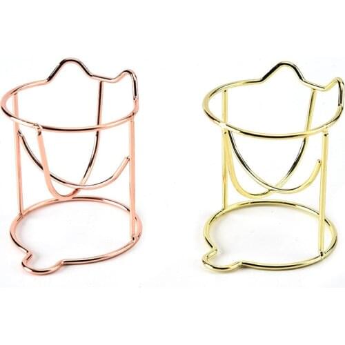 1PC Metal Makeup Sponge Holder Makeup Puff Rack Blender Storage Rack Sponge Drying Stand Holder Makeup Brushes Puff Drying Tool