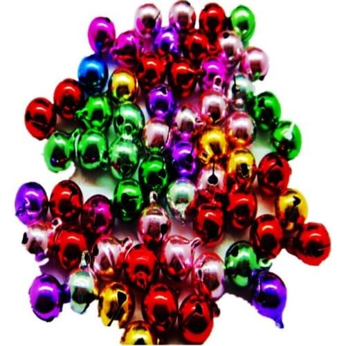 10/20PCS ChristmasPendant Brass Loose Beads Smal Jingle Bell for Cat Key Ring Ornament Festival home Decoration Supplies
