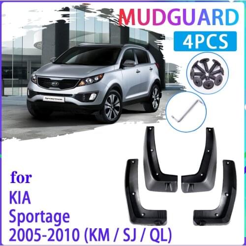 4 PCS Car Mud Flaps for KIA Sportage KM SJ QL 2005~2019 2016 2017 2018 Mudguard Splash Guards Fender Mudflaps Auto Accessories