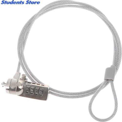 4 Digit Security Password Computer Lock Anti-theft Chain For Notebook PC Laptop Anti-theft Lock Combination Security Lock