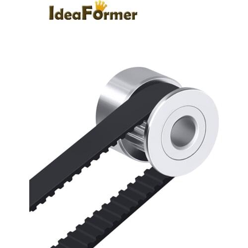 5Pcs GT2 Belt Timing Pulley 16 or 20Teeth Bore 5mm 6mm 6.35mm 8mm Synchronous Wheel Fit for GT2-6mm GT2-10mm Open Timing Belt