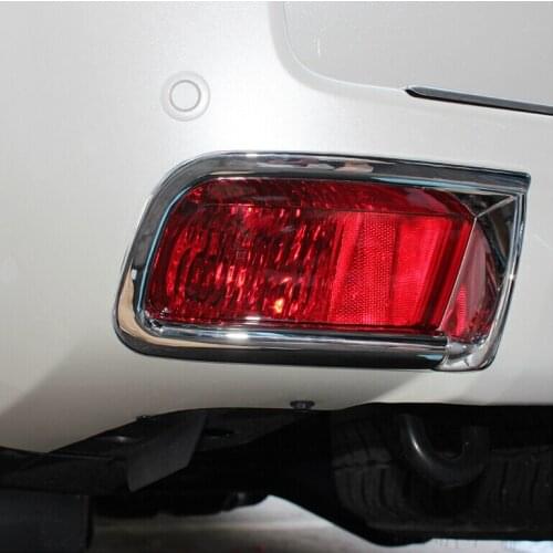 ABS chrome design for toyota prado 150 accessories fog light cover fit for toyota fj150 2010-2012 2013 rear fog lamp cover trim