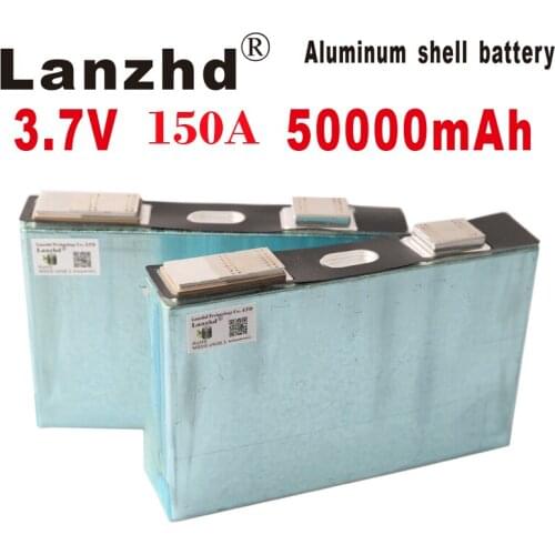 3.7V 150A 50Ah 3C Ternary power lithium battery pack Single aluminum shell Motorcycle Electric vehicle energy Storage batteries