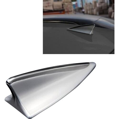 Car Universal Dummy Shark Fin Roof Decorative Antenna Aerial Silver/Black/White Fit for BMW VW Buick Skoda Hyundai Ford