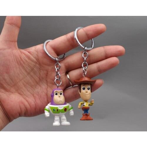 Big Salse Movie Toy Story4 Figure Forky Plush Toys Woody Jessie Buzz Lightyear Aliens Lotso Keychain Toys Kids Adult Funs Gifts