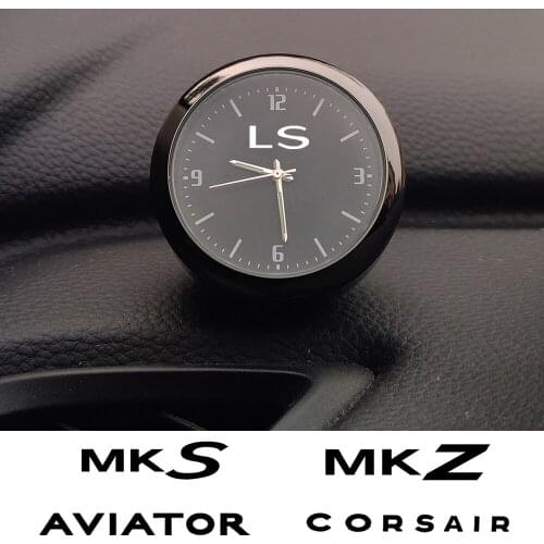 Car decoration clock watch modified interior electronic quartz watch For Lincoln Aviator Corsair Mark LT MKC MKS MKT Navigator