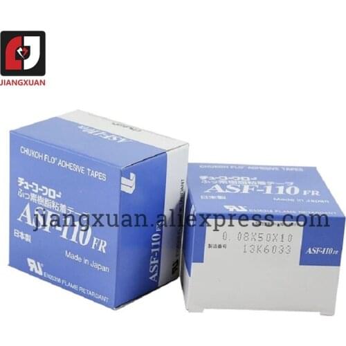 ASF-110FR T0.08mm*W38/50mm*L10m Japan CHUKOH FLO Adhesive Tapes 5rolls/lot Masking Tape