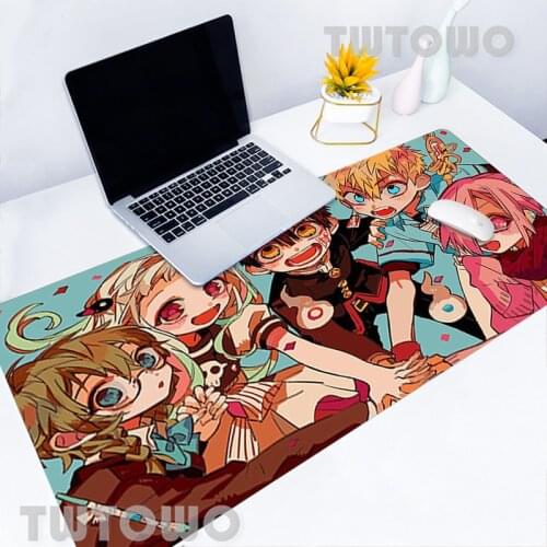 Toilet-bound Hanako-kun Anime Mouse Pad Computer Custom Mouse Pad Gamer MousePads Desk Mat Natural Rubber Anti-slip Mice Pad