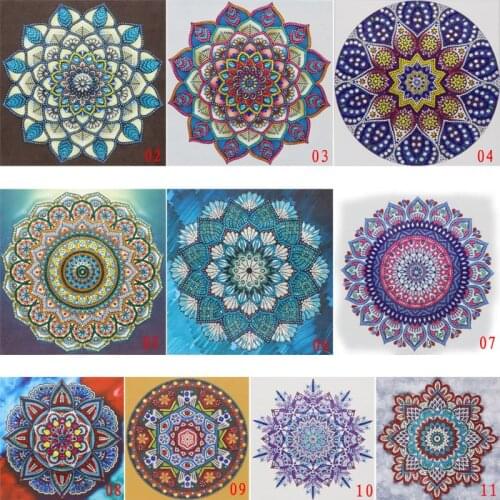 Circle Mandala 5D Special Shaped Diamond Painting Embroidery Needlework Rhinestone Crystal Cross Craft Stitch Kit DIY