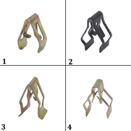 20Pcs Metal Clips Car Body Console Dash Dashboard Trim Rivets Fixed Snap